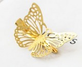 欧美饰品厂家批发 小额混批韩国女蝴蝶发夹边夹头饰