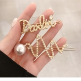 韩国新款珍珠简约网红可爱发夹