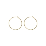  韩国夸张大圈圈简约设计感经典时尚细圈耳圈女