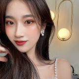 @特价韩国新款潮珍珠气质网红高级感法式耳钉耳饰女