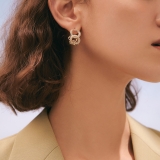 【真金电镀】 韩国微镶锆石链条C型冷淡风女气质精致耳环耳坠