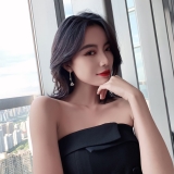  韩国显脸瘦长款流苏超仙气质经典满钻扇形百搭耳钉