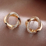 【真金电镀】 韩国时尚气质女网红耳钉耳饰女