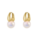 韩国珍珠法式高级感小众设计气质轻奢2022新款潮耳扣耳饰女