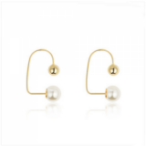 韩国高级感2021新款潮法式设计感小众网红气质耳钉耳饰女