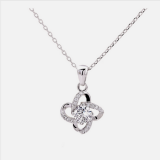 【真金电镀】韩国四叶草个性简约轻奢网红气质锁骨链