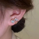 @特价韩国珍珠小众设计高级感一款两戴2022年新款潮气质耳钉耳饰