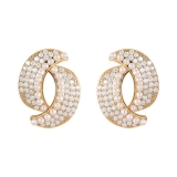  韩国满钻微镶小众设计感气质简约个性耳钉耳饰【环保】