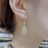 @特价韩国镶钻水滴轻奢时尚气质端庄优雅百搭耳钉耳饰