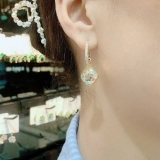  韩国菱形八芒星C圈轻奢百搭气质小众高级设计感耳钉耳饰