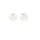 S925银针韩国樱桃锆石超仙透明珠子气质轻奢简约小众高级设计感耳钉耳饰