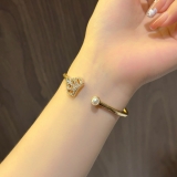 韩国风简单大气多层三件套手链女皇冠手镯套装