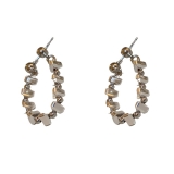 韩国碎银三角圆珠个性轻奢冷淡风时尚百搭气质高级设计感耳钉耳饰