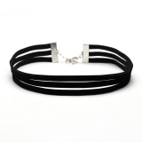 韩版ins同款甜美项圈新款复古潮流choker性感锁骨链 多层颈链1条