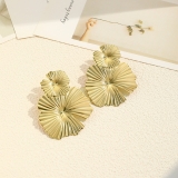 韩国简约欧美时尚花朵个性夸张时尚轻奢高级设计感耳钉耳饰