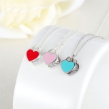 韩国简约爱心时尚轻奢小众气质高级设计感锁骨项链