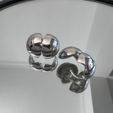 【真金电镀】韩国简约精致光面圆球百搭轻奢小众气质耳扣耳饰【环保】