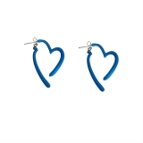 韩国简约爱心个性轻奢小众气质高级设计感耳钉耳饰