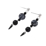 韩国简约新中式古风流苏串珠百搭小众复古高级设计感耳钉耳饰