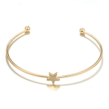 韩国简约个性时尚满钻星星月亮几何开口轻奢小众气质手镯手链