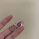 【真金电镀】韩国简约几何气质百搭时尚轻奢小众高级设计感耳扣耳饰【环保】