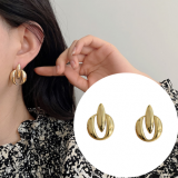 S925银针2023年新款耳针金属时尚个性气质耳饰品高级耳坠