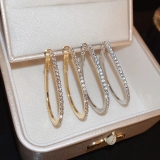  韩国镂空水滴大2024新款爆款夸张耳坠高级感小众设计感独特耳饰女