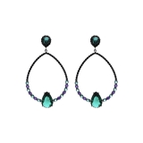 水滴大耳环轻奢高级感夸张气质耳坠2023新款小众设计耳饰