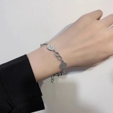 韩国潮牌表情笑脸手链潮人街头男女嘻哈蹦迪时尚百搭手镯