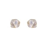 韩国轻奢时尚山茶花耳钉ins小众设计冷淡风耳环百搭高级感耳饰