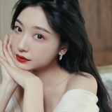 韩国个性高级感复古C形耳圈镶钻猫眼石几何耳环气质时尚设计耳饰