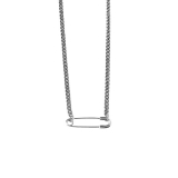 高级项链锁骨链小众颈链设计感别针创意趣味冷淡风气质简约时尚潮