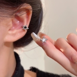 韩系简约百搭气质五角星耳夹ins潮轻奢小众高级感无耳洞耳骨夹