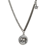 欧美复古立体小象吉祥项链ins冷淡风个性百搭嘻哈项饰女