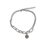 幸运字母手链男女款小众ins嘻哈简约个性饰品设计感百搭手饰配饰