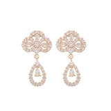 韩国云朵水滴流苏耳环轻奢高级感耳钉百搭通勤个性气质耳饰女