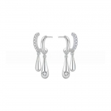 韩国个性水滴耳环欧美小众百搭耳钉轻奢高级感耳饰女