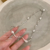 @特价不规则金属项链女夏季冷淡风网红百搭颈链配饰ins小众设计感手链