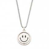 @特价儿童项链潮男女童街舞配饰洋气女孩百搭笑脸吊坠帅气男孩链子