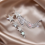 夜店名媛女神长款流苏耳环网红高级感五角星耳钉大气耳饰
