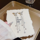 轻奢高级感蝴蝶流苏星星耳环一款两戴精致耳钉饰品女气质百搭耳饰