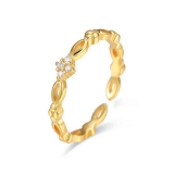 时尚个性戒指女轻奢ins简约小众设计感指环食指开口可调节