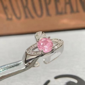 抖音直播热销闪锆石土星戒指高级感食指开口戒时尚个性指环