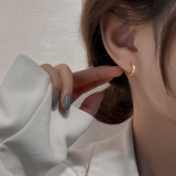 气质日韩小清新文艺几何车花甜美气质百搭耳饰耳环女