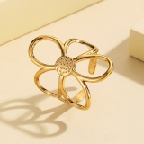 小众设计夸张雏菊花朵戒指女简约高级感开口指环时尚百搭食指戒潮