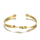 欧美跨境复古简约链条手链时尚混搭开口手镯手饰叠戴风组合批发