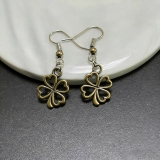 欧美耳饰品太阳耳环复古冷淡风女士耳坠四叶草耳饰品批发