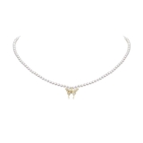 蝴蝶珍珠项链女2026新款爆款气质锁骨链小众设计感高级颈链