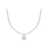 山茶花项链2026年新款爆款珍珠链女轻奢小众设计感锁骨链气质配饰